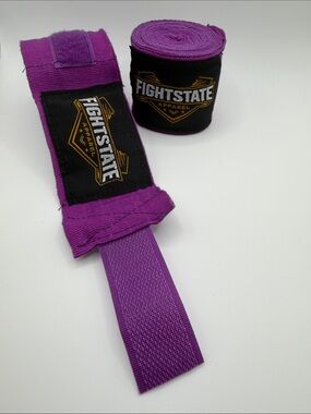 FightState Apparel Purple Hand Wraps